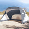 vidaXL - Strandtent - 274x178x170/148 - cm - 185T - polyester - grijs