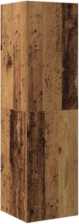 vidaXL - Tv-meubel - 30,5x30x110 - cm - bewerkt - hout - oud - houtkleurig