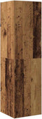 vidaXL - Tv-meubel - 30,5x30x110 - cm - bewerkt - hout - oud - houtkleurig