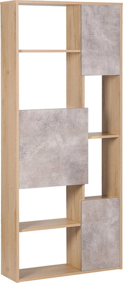 GRADA - Boekenkast - Lichte houtkleur - MDF