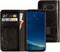 Mobiparts Excellent Wallet Case - Flip Cover - Echt leder met pasjesvak - Zwart