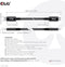 Club 3D CAC-1578 - USB4 Gen3x2 Type-C Kabel - 8K60Hz 40Gbps PD 240W - Zwart