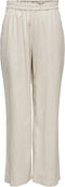ONLY ONLTOKYO HW LINEN BLEND ST PANT - Dames Broek - Paperbag taille - M