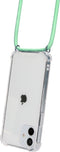 Mobiparts Lanyard Case - iPhone 12/12 Pro - Verstelbaar koord - Groen