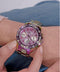 Guess Watches MAJESTY GW0771L4 - Polshorloge - Multi-functioneel met kristallen - Roze paars