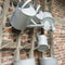Oud zink gieter 8.75 liter