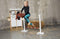 Byastrup Stokpaard Junior 30 x 15 x 68 cm Hout Bruin