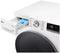 LG F4DR7006S1W - Was-droogcombinatie - 10,5kg wassen 6kg drogen - Wit