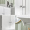 SoBuy BZR84-W - Badkamerkast - 2 Planken & Deuren - Wit