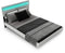 Zwevend Bed Lissabon - 140x200cm - LED Verlichting - Wit