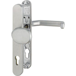 HOPPE - Liverpool - House Door Set - Stainless Steel, Matte Finish