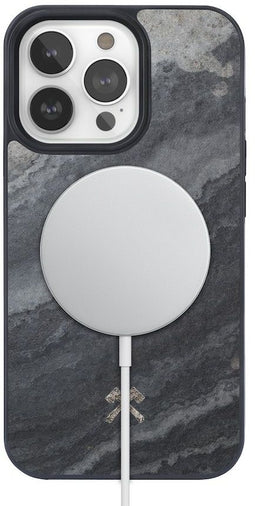 Woodcessories Bumper MagSafe - Soft case - Krasbestendig Schokbestendig - Grijs