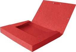 Elba elastobox Oxford Top File+ rug van 4 cm | rood