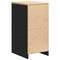 vidaXL - Garagekast - 40x51x85 - cm - massief - grenenhout - zwart
