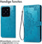 imoshion Hoesje Geschikt voor Xiaomi 14 Hoesje Met Pasjeshouder - imoshion Mandala Bookcase - Turquoise