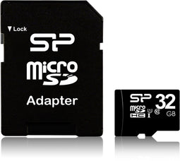 Silicon Power microSDHC Class 10 32GB - Geheugenkaart met SD-adapter - Lezen 40MB/s Schrijven 10MB/s