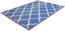 Bo-Camp Chill Mat - Buitenkleed - Waterproof UV-beschermd - Blauw - XL (1 stuk)