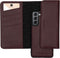 Selencia Hoesje Geschikt voor Samsung Galaxy S21 Hoesje Met Pasjeshouder - Selencia Tierra Uitneembare Slang Clutch - Rood