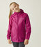 Regatta - Kids Pack It III Opvouwbaar Kinder Regenjack - Donker Roze - Maat 140