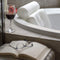 TIGIOO Luxe Home Spa Badkussen - Nekkussen met 6 zuignappen - Antibacterieel - Wit