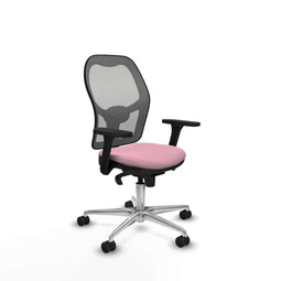 Piqueras y Crespo 3D086N0 - Bureaustoel - Verstelbare hoogte met armleuning - Roze