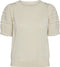 Vero Moda VMMILENA - Gebreide top - Korte mouwen - Maat XL
