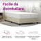vidaXL - Pocketveringmatras - middelhard-hard - 140x200 - cm