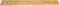 vidaXL - Tafelblad - met - natuurlijke - rand - 160x40x3,8 - cm - massief - mangohout