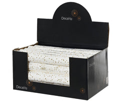 Decoris - Tafelloper polyester 200x35cm assorti (20 stuks)