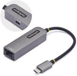 Startech.com 2.5GbE - USB-C naar Ethernet Adapter - 100W PD Pass-Through