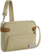 Travelon Heritage - Anti-diefstal Crossbody Tas - RFID en Slash-bestendige band - Natural