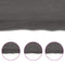 vidaXL - Wastafelblad - 220x40x(2-4) - cm - behandeld - massief - hout - donkerbruin
