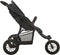 vidaXL - Kinderwagen - staal - antracietkleurig