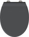 vidaXL - Snelle - Afneembare - Toiletbril - met - Softclose - Duroplast - Antra