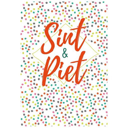 Sinterklaas wenskaart met envelop, 10 Stuks