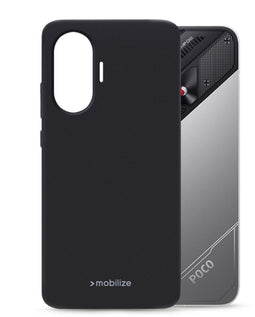 Mobilize - Gelly Case - TPU met opstaande randen - Zwart