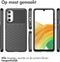 iMoshion Hoesje Geschikt voor Samsung Galaxy A34 (5G) Hoesje Siliconen - iMoshion Thunder Backcover - Zwart