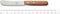 Robert Herder Botermes - Buckels - RVS - Lemmet 70 mm - Heft Kersenhout