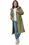 Happy Rainy Days Rome - Lange Regenjas Dames - Waterdicht Ademend - Kobalt Blauw
