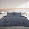 vidaXL - Dekbedovertrekset - lichtgewicht - 155x220 - cm - microvezel - taupe