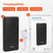 Nuvance Powerbank 10000 mAh - Snellader - 4 Poorten - Zwart