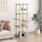 vidaXL - Kattenmeubel - met - sisal - krabpalen - 154 - cm - lichtgrijs
