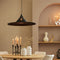 GOOD&MOJO Hanglamp Borabora - Rotan Zwart - Ø70cm - - Hanglampen Eetkamer, Slaapkamer, Woonkamer