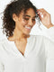 Ichi IHMAIN LS2 - Dames Blouse - V-hals - Maat 36