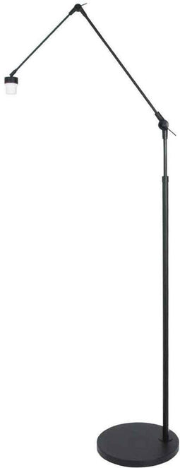 Steinhauer Prestige Chic 7395ZW - Vloerlamp booglamp - Draaibaar kantelbaar - Zwart