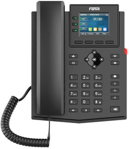 Fanvil X303-2 - VoIP-telefoon - LCD-scherm 2,4" - Zwart