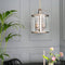 Steinhauer Pimpernel 5972BR - Hanglamp - 4 x E14 fitting hoogte instelbaar Ø25 cm brons
