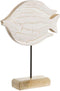 Decoratieve figuren Home ESPRIT Wit Natuurlijk Vis Mediterrane 18 x 5 x 24 cm
