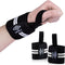 Umbro Wrist Wraps - Polsbeschermers met Duimband - Krachttraining en Fitness - Wit/Zwart (2 stuks)
