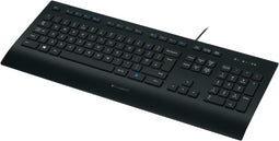 Logitech K280e - Toetsenbord Draad - Qwertz DE - Zwart